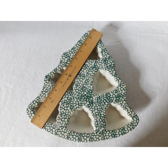 Christmas Holiday Ceramic Bakeware 6 Tree Mold - Picture 3 of 5